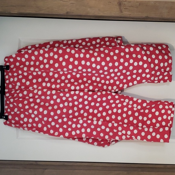 Dusty Rose Pink and WhIte polka dot PJ's - Picture 6 of 6